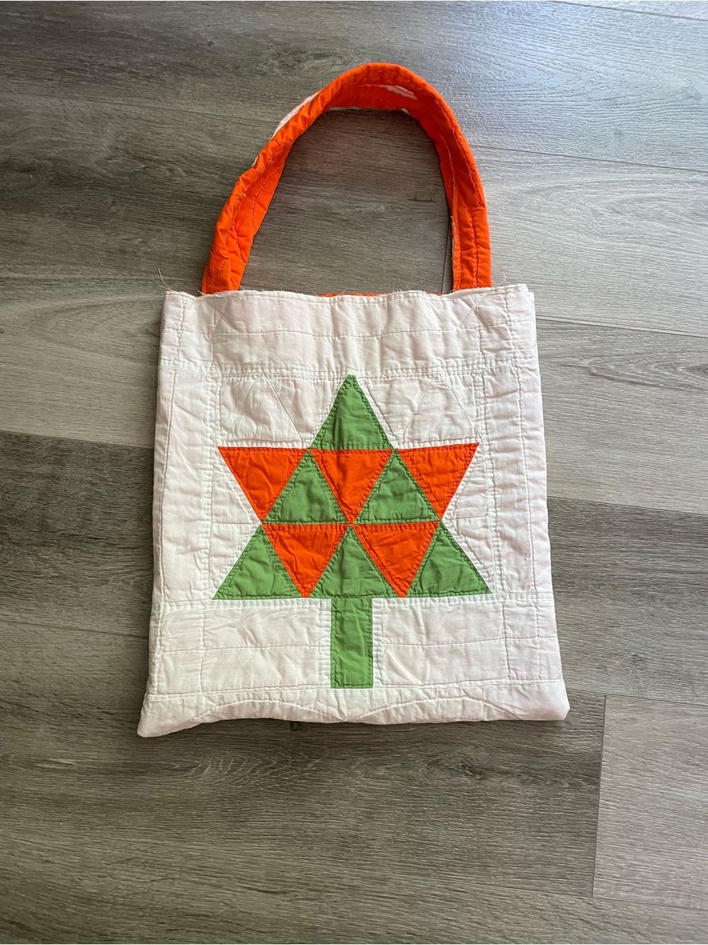 handmade lightweight quilted tote!